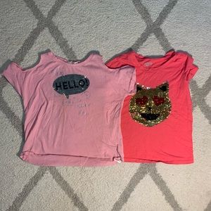 Girls Flip Sequin Short Sleeve T-Shirt by Cat and Jack /Oshkosh